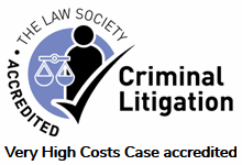 Accredited by the Law Society - Criminal Litigation - Logo